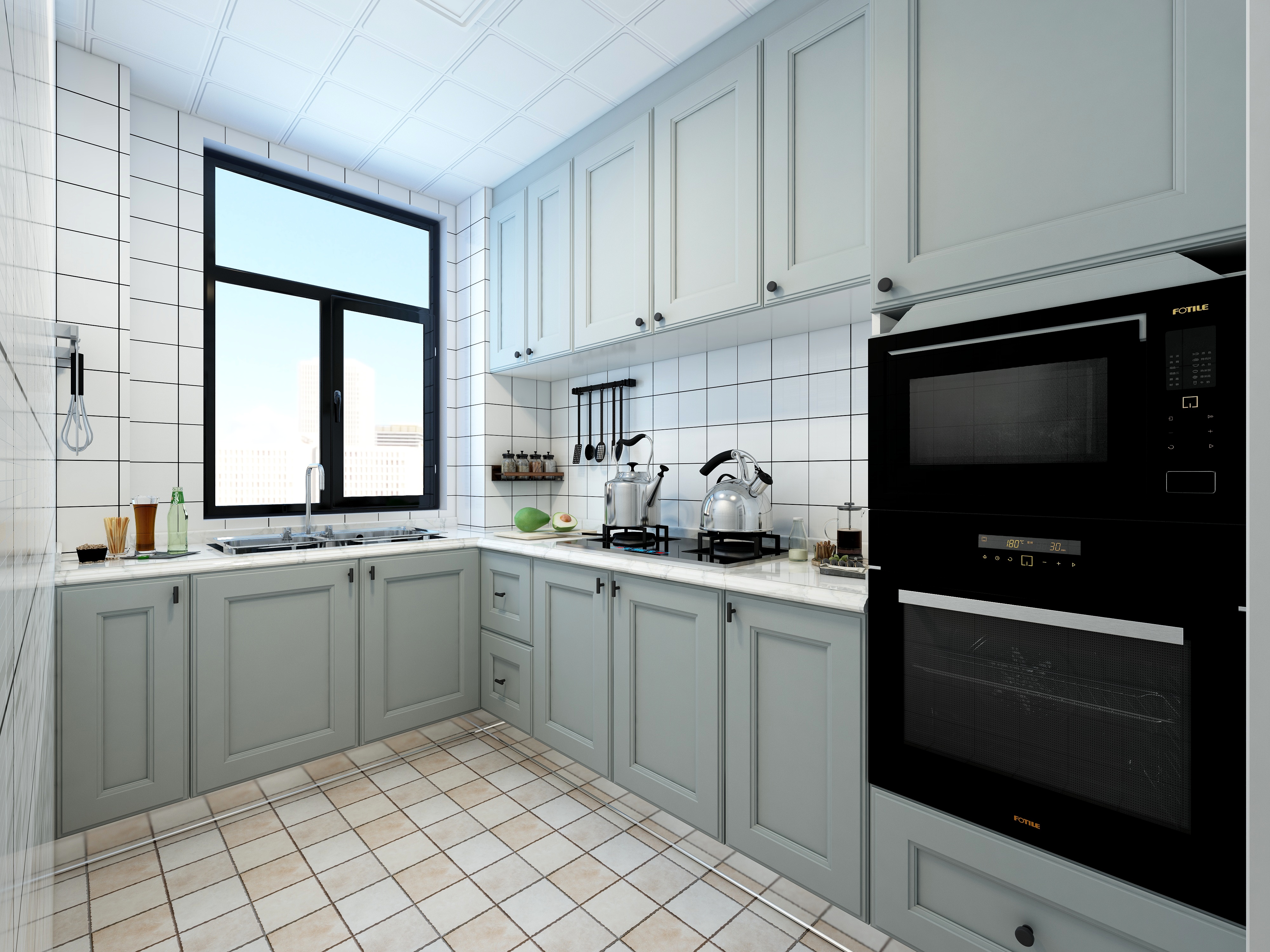 王思力-【马卡龙轻奢风】装修效果图