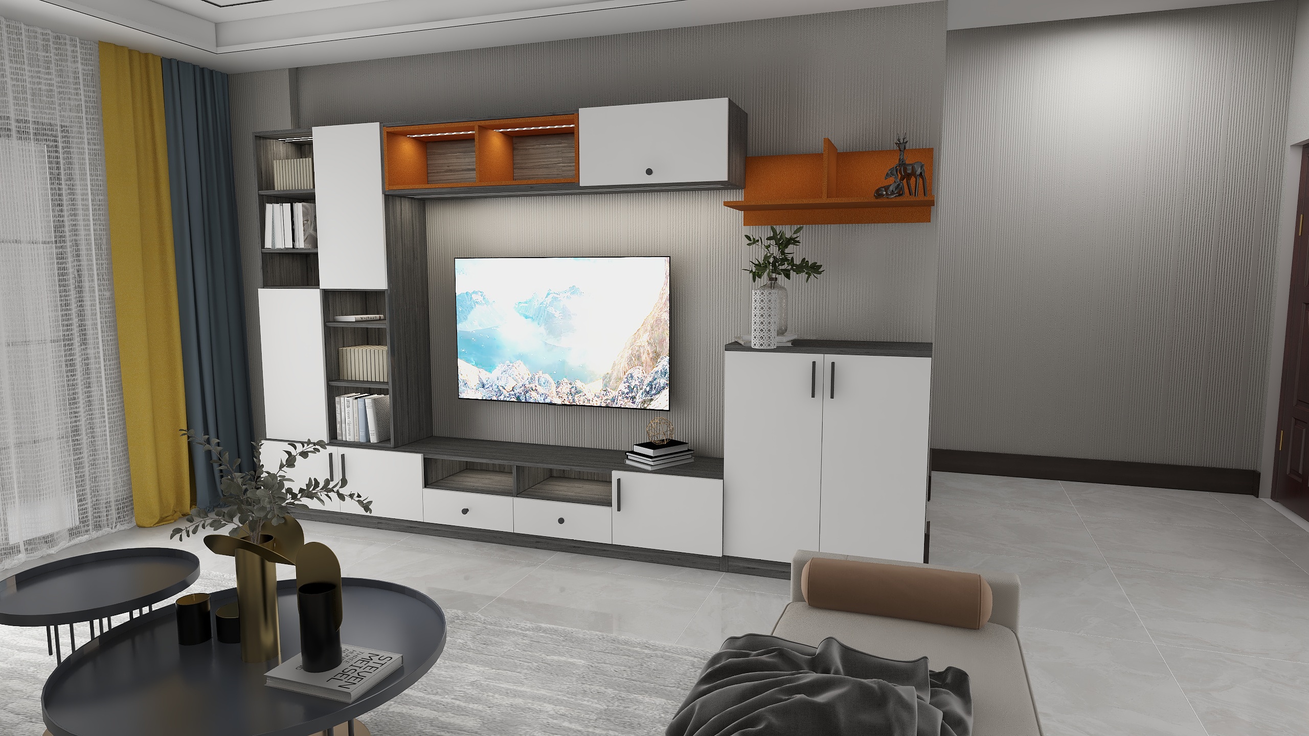 江西宜木者全屋定制-金科集美洋120张林河15-1-601-装修设计方案