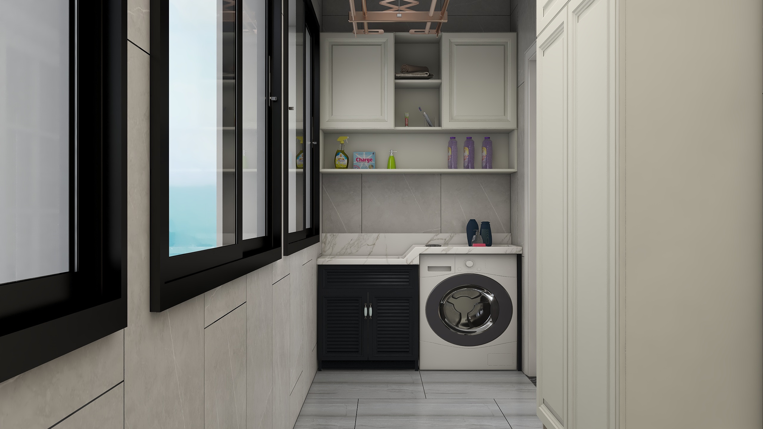 楚钧-2层别墅户型装修效果图