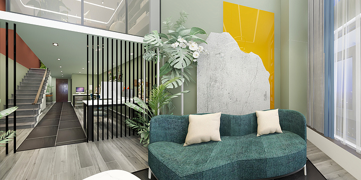 落花流水egiU-瑞鼎城办公室装修效果图