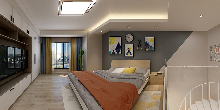 汪新19942567727-公寓-最新方案-装修设计方案