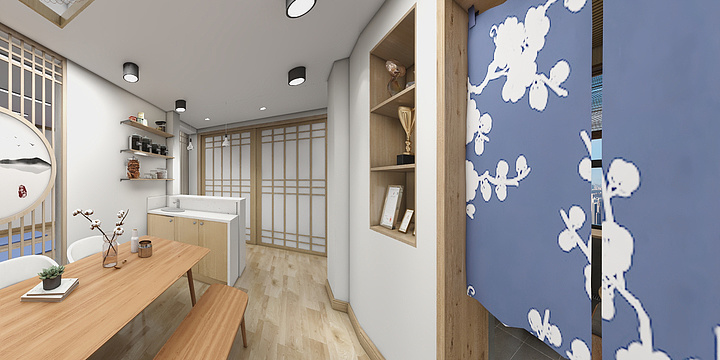 天星装饰设计-悦盈新城娜姐雅居（日式风格）-装修设计方案