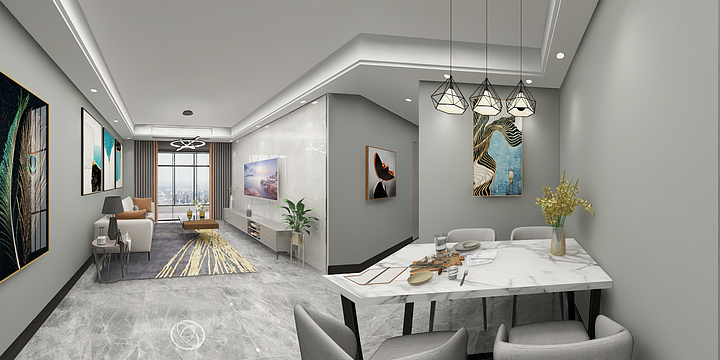 玖零美学设计-世纪学府-装修设计方案