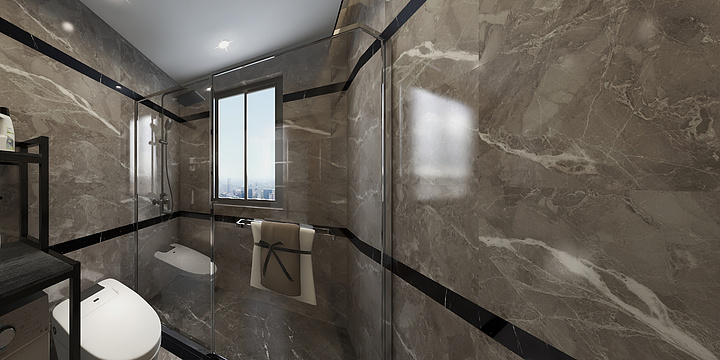 原舍设计YJX-尚清湾150-装修设计方案