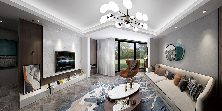 遗失的小太阳-何先生-效果图-装修设计方案