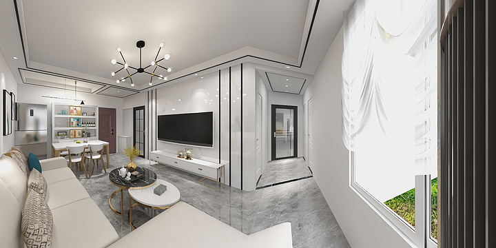 鹤壁市闻鑫闻万装修-南海港湾万宝装饰8号楼2单元10中13839222407-装修设计方案