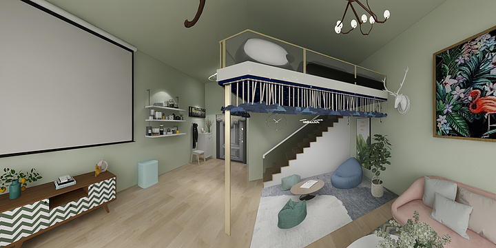 Elshaara泉-夏威夷公寓（网红）-装修设计方案