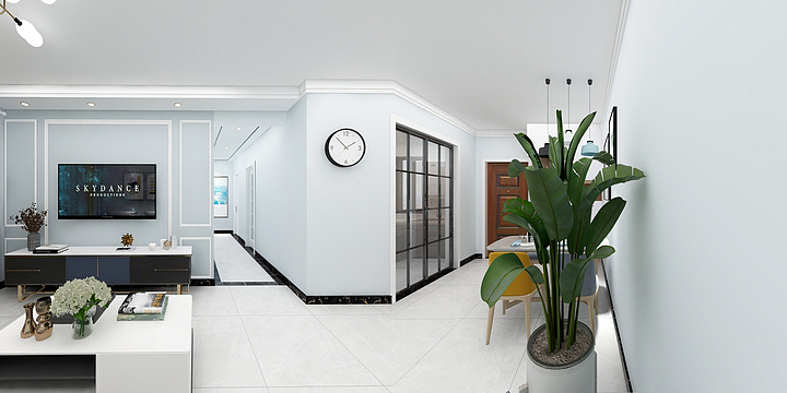 千翼设计灵灵-千翼厚泽装饰：加州东部世界城2-1-802参考图-装修设计方案