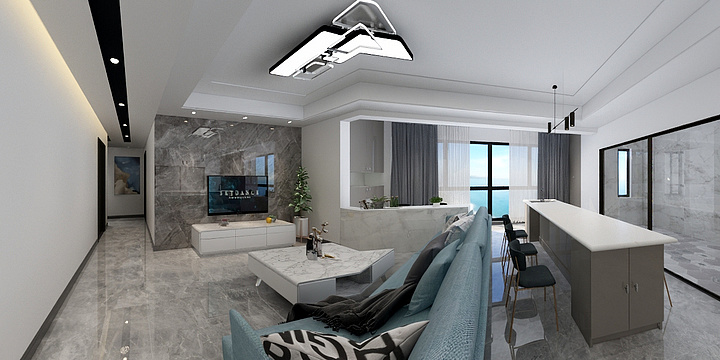 丶口十-央著8#2604-中岛-装修设计方案