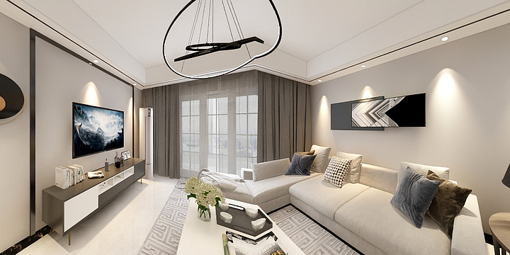 鱼小鱼小-汉森装饰-美丽华居-装修设计方案