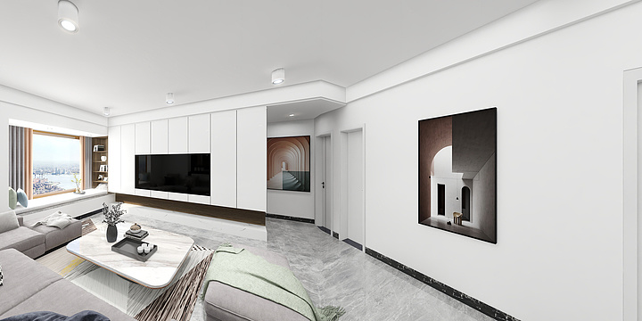 啊灿先生-杨府110平-装修设计方案