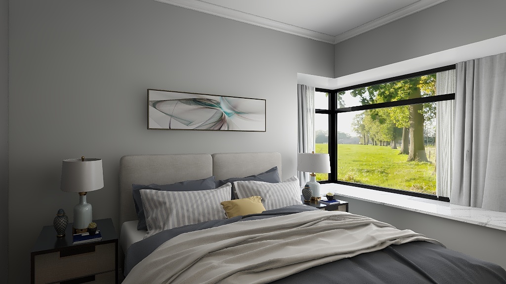 元素空间全案设计-恒达西郡135平-装修设计方案