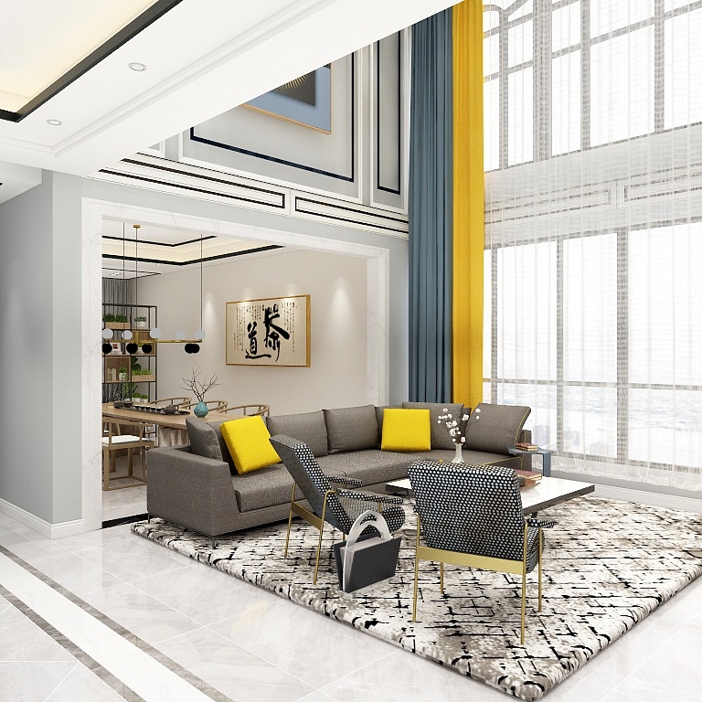 北翱设计-现代风格别墅-作业户型-装修设计方案