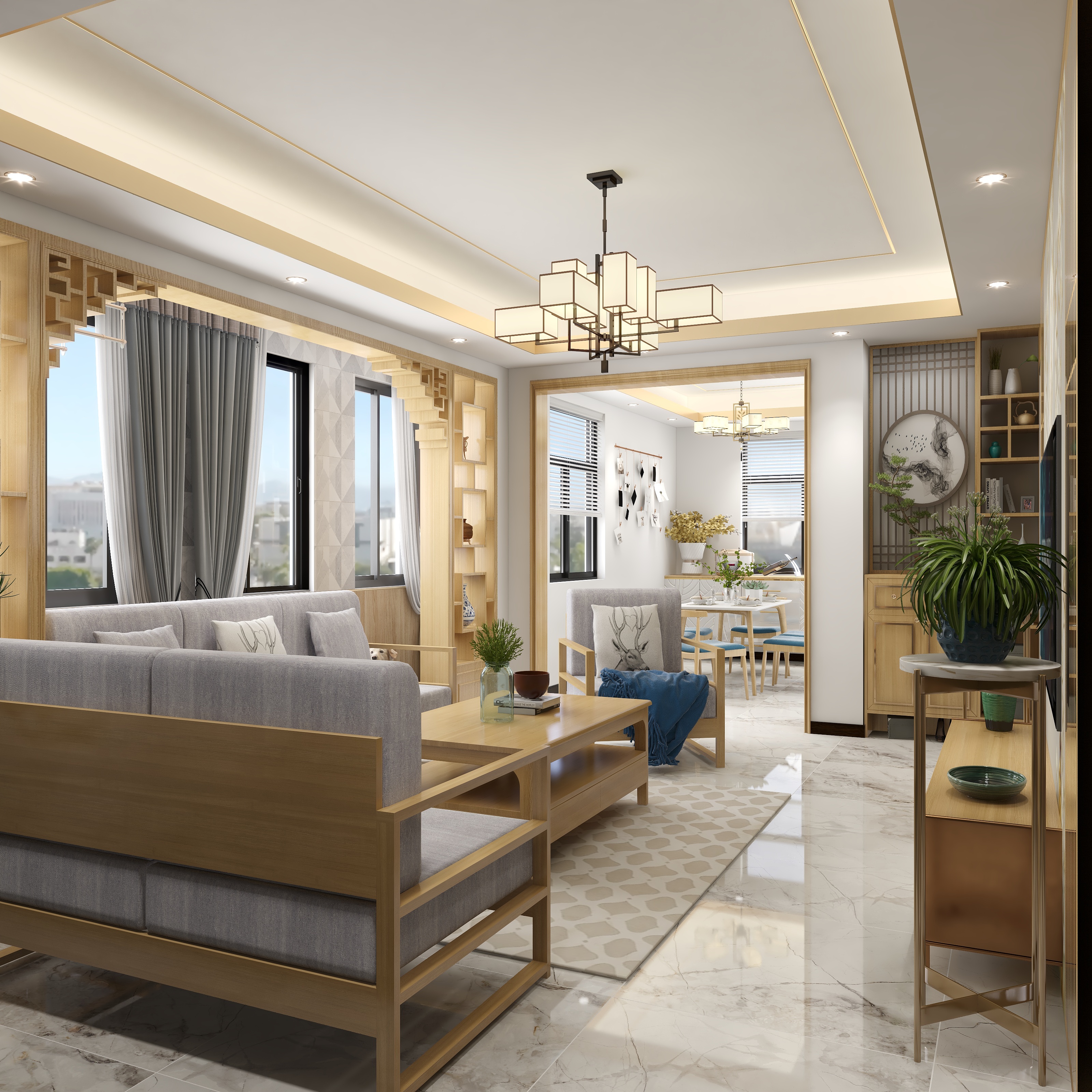 利特-瑞和园89.50㎡B户型2室2厅1卫-装修设计方案