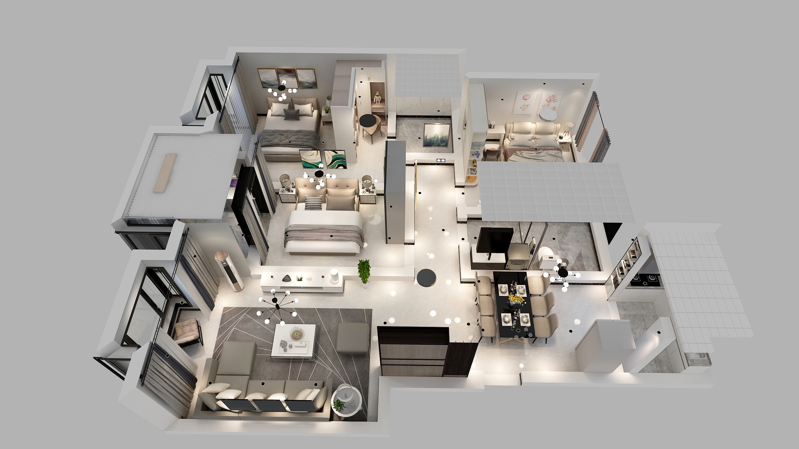 创艺装饰o-7.26怡景花园7-1-5西-装修设计方案