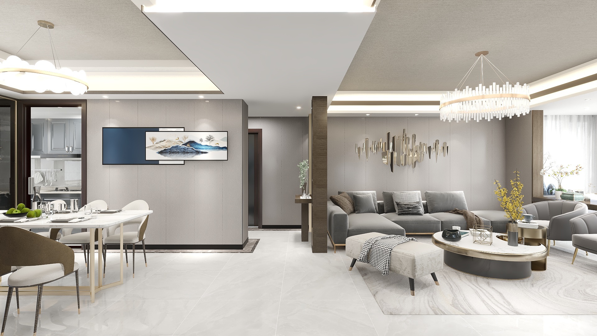 Se7en_Z-混搭轻奢-洛阳伊水苑家装-装修设计方案