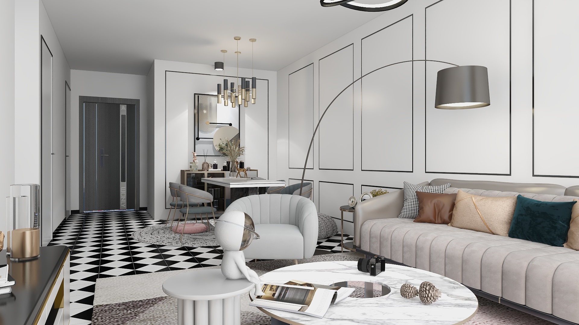 177****3465SzJd-两室一厅小户型-装修设计方案