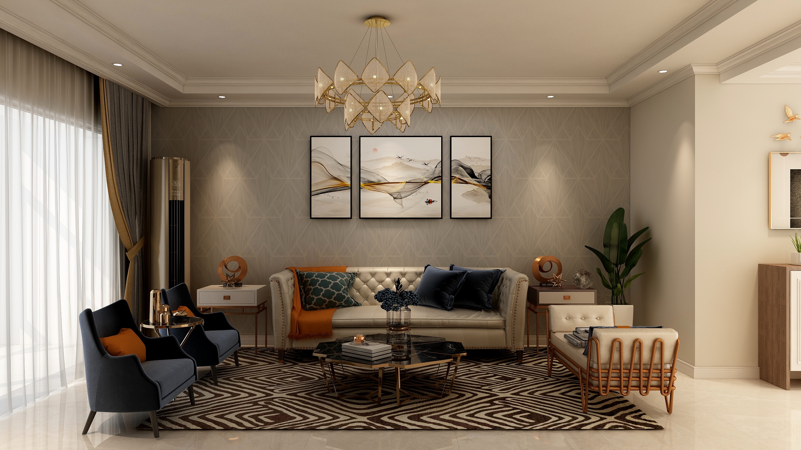 设计师曾铮-怡博花园-装修设计方案