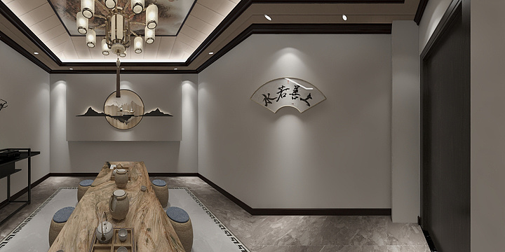 优空间唐毛毛-石阡效果图-装修设计方案