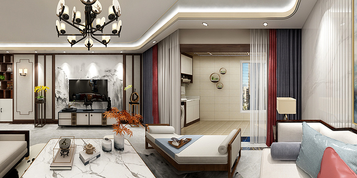 室内设计者66-醇香中式聆享雅律-装修设计方案