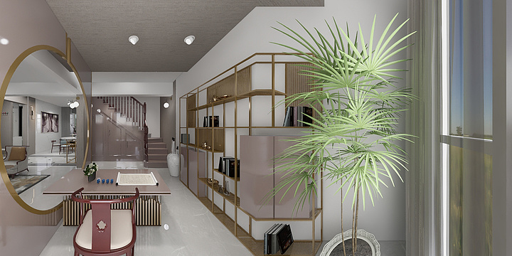 北京雕刻时光---空间设计-叠拼，书香阁现实方案-装修设计方案