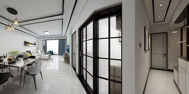 余力-余胖子-立新-北岸公馆-装修设计方案