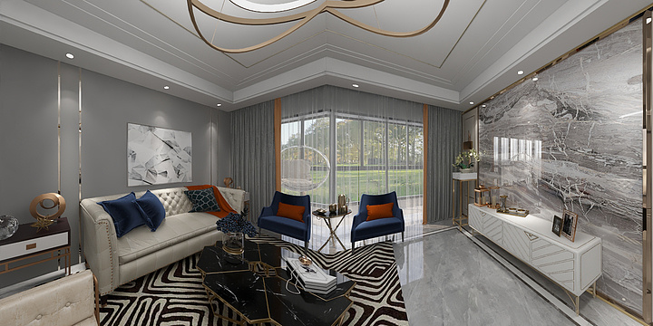王也HH-大图凤凰府邸张姐效果图-装修设计方案