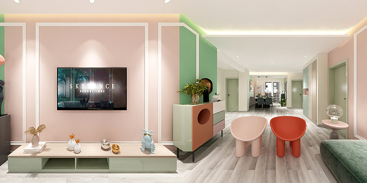 淡陌丶-趣味-混搭北欧-装修设计方案