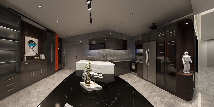 赵闯-盛世豪庭客餐厅-装修设计方案