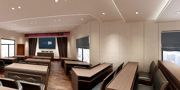 宏本源绘盟设计-报告厅-装修设计方案