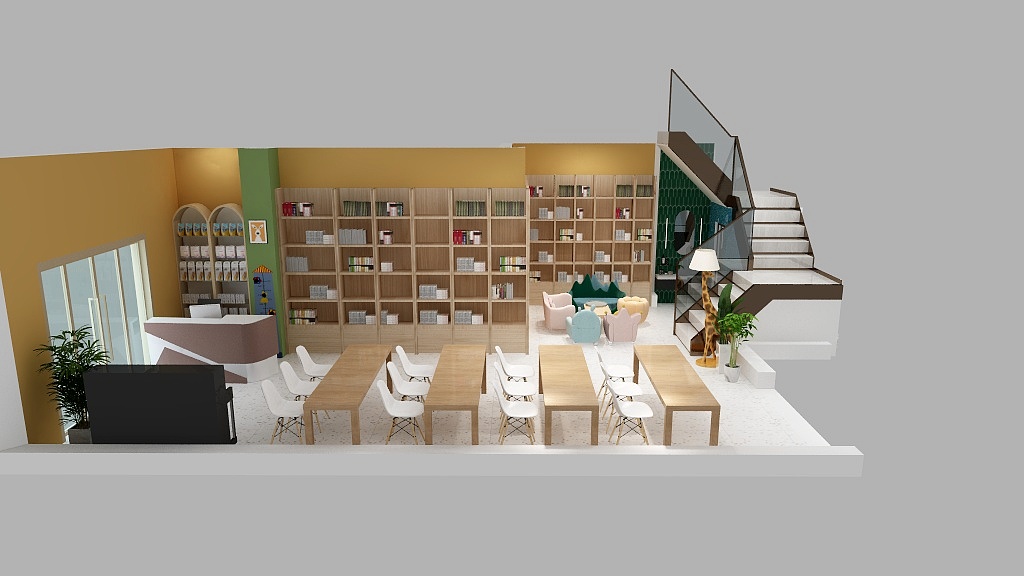 秦超-快乐艺站午托班-装修设计方案