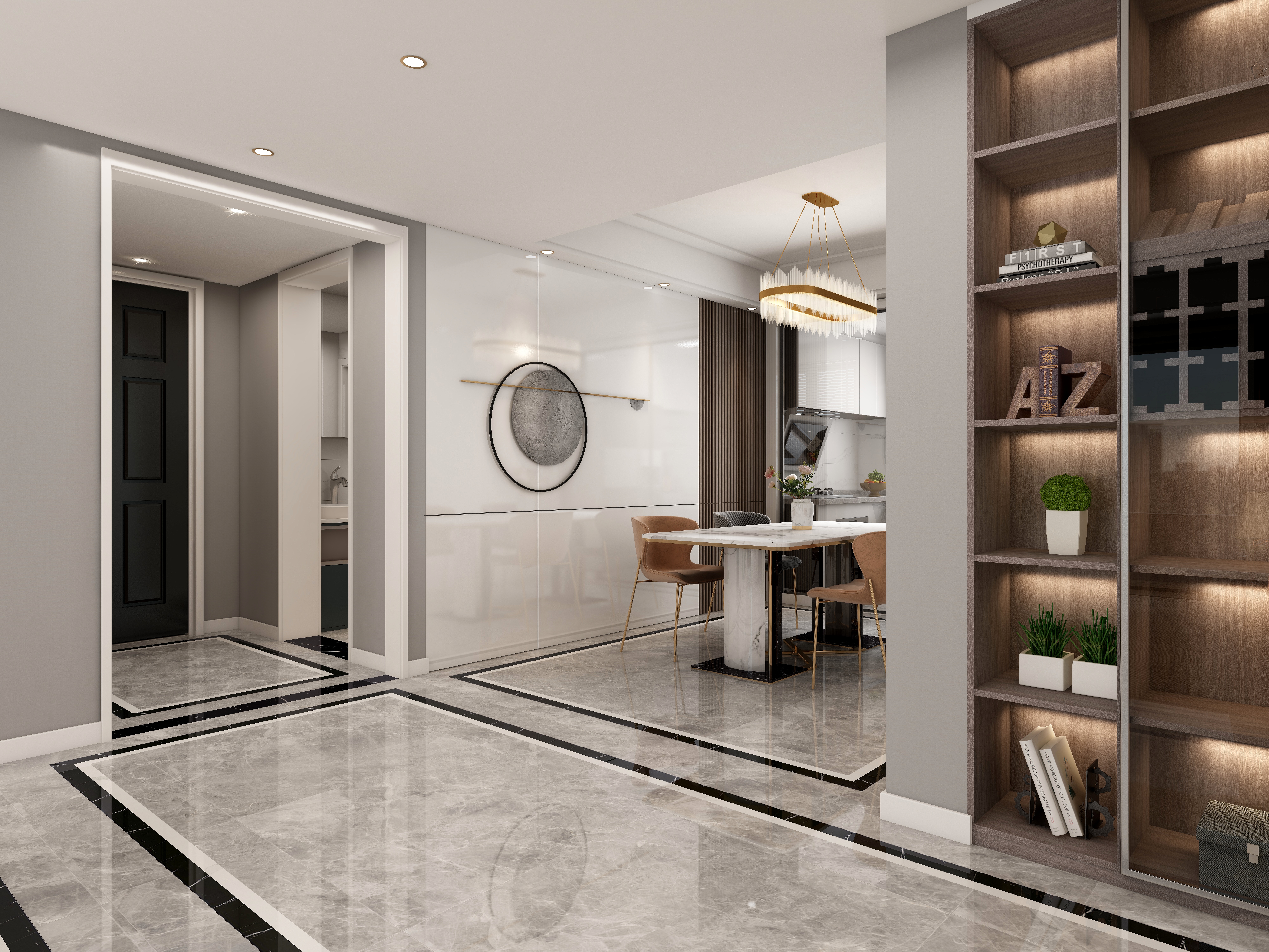 王湖彪-129方现代三居-装修设计方案