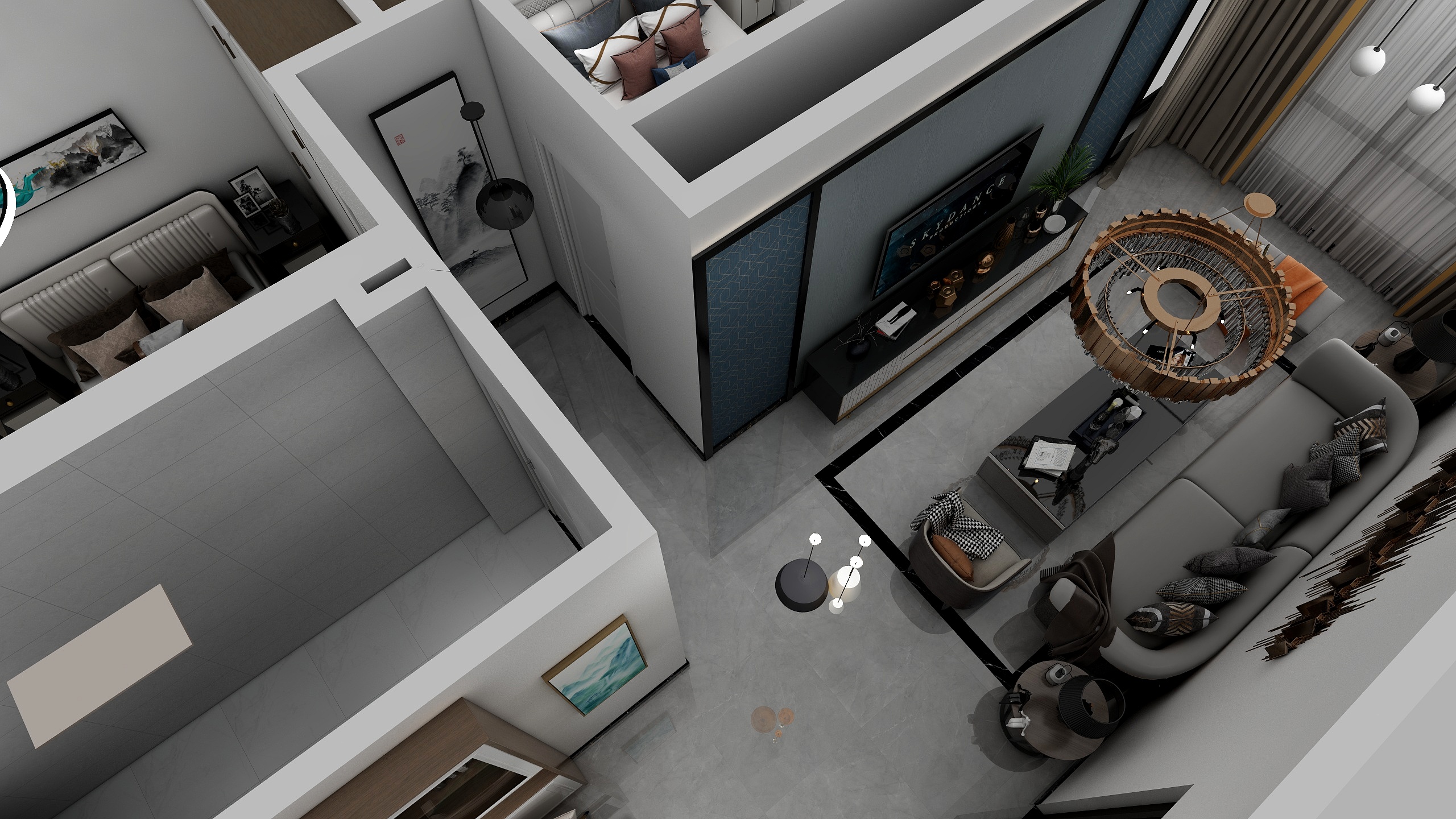 张圳先生-旅顺，慧谷阳光2020.7.26-装修设计方案