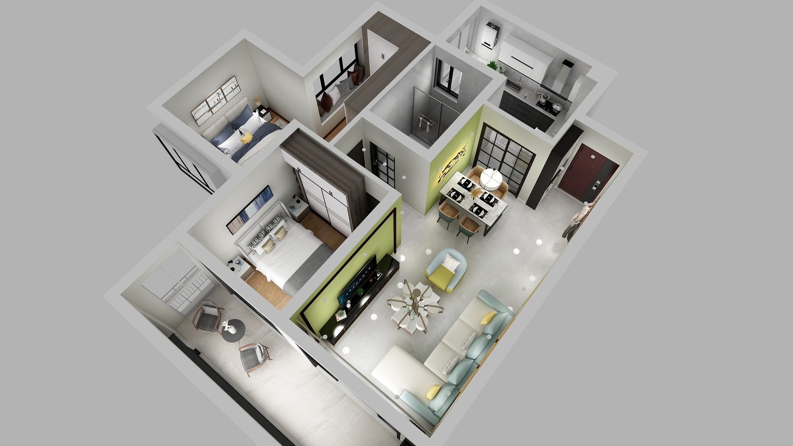 胡帅哥-金科集美天宸-装修设计方案