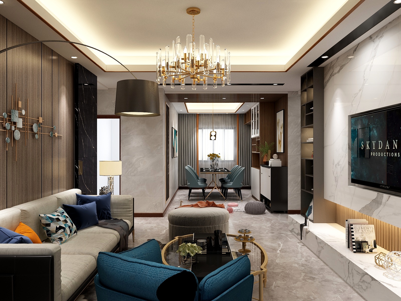 王壹贰叁-建业二期-装修设计方案