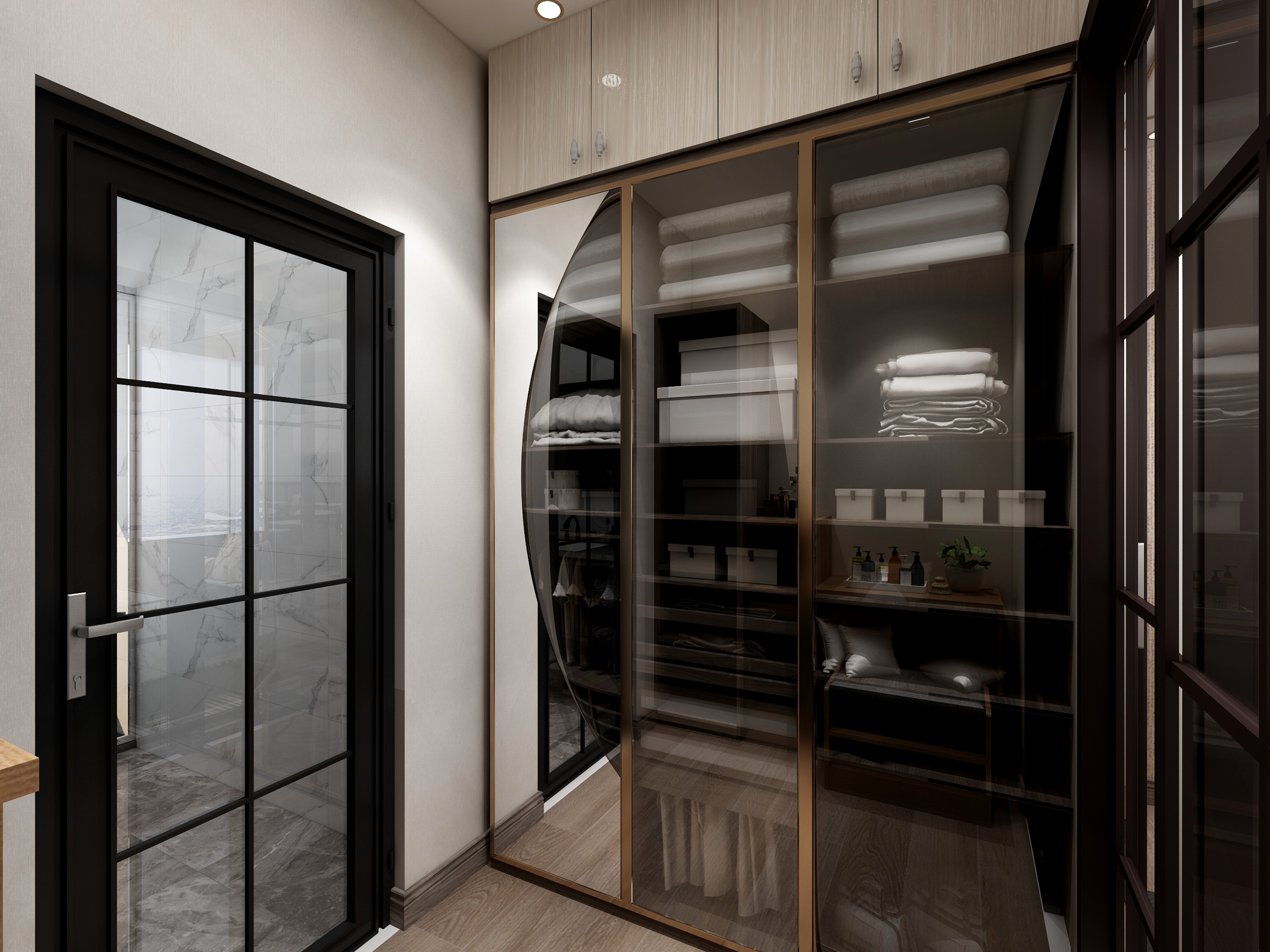 一只有梦想的设计狮-106平新中式三居装修效果图