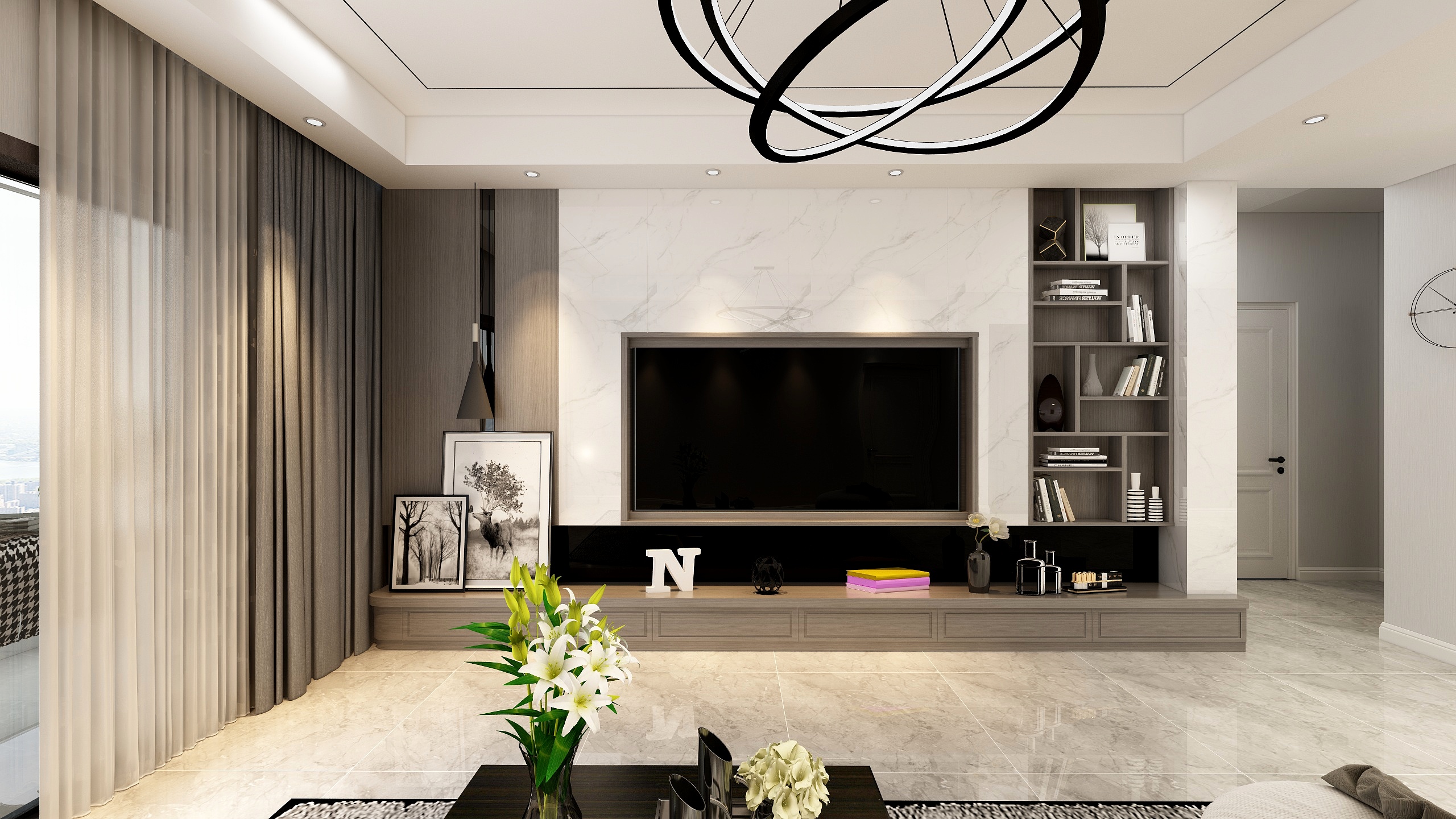 汉人美居装饰-汉山公馆2号楼北欧方案-装修设计方案