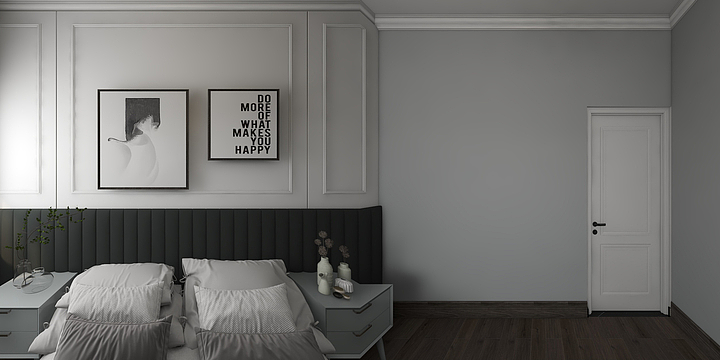 泰诗爾-万锦城黑白灰现代风格-装修设计方案