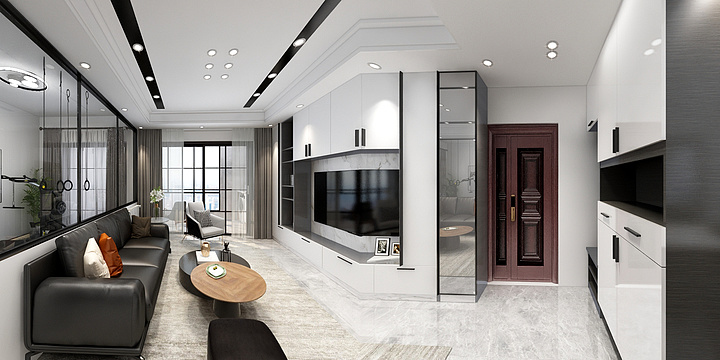 华东大区-宁波-设计师-门店-许猛-120㎡现代简约-装修设计方案