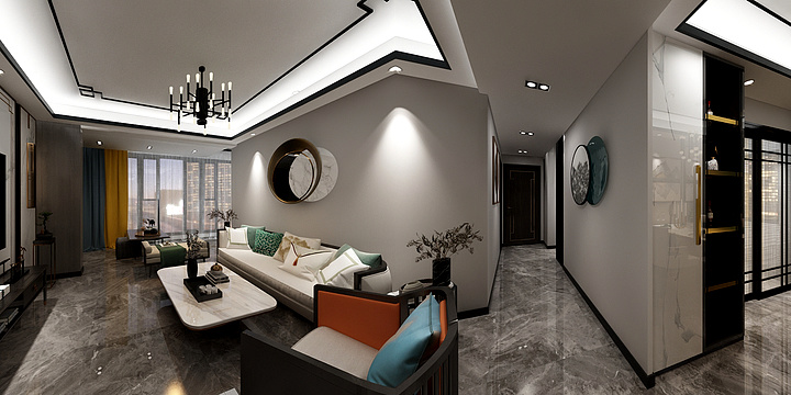 肖中奎13426692625-碧桂园全景效果图-装修设计方案