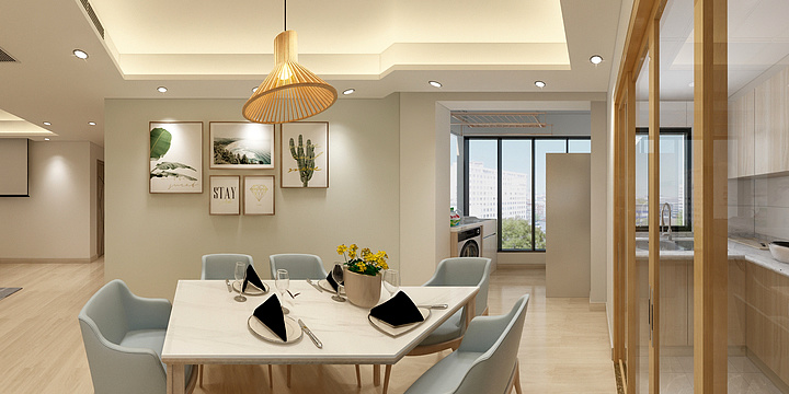 无限空间站-现代原木小新晰-装修设计方案