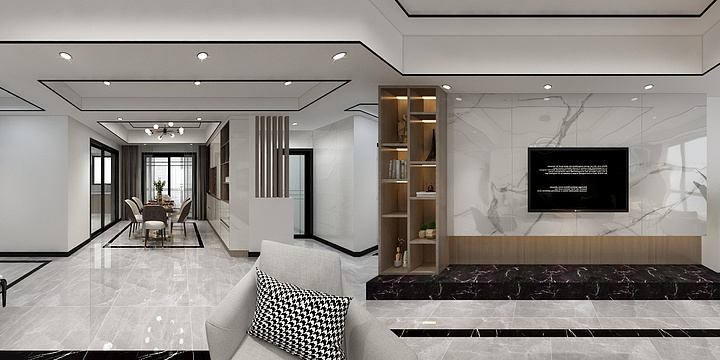 空間設計灬刘-长海—现代简约2-装修设计方案