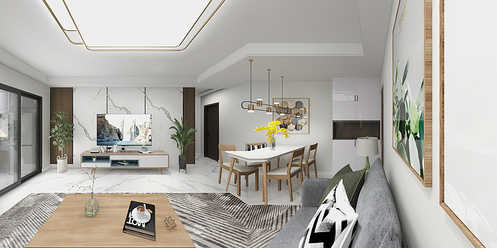 独立设计师张安-信达花园-装修设计方案