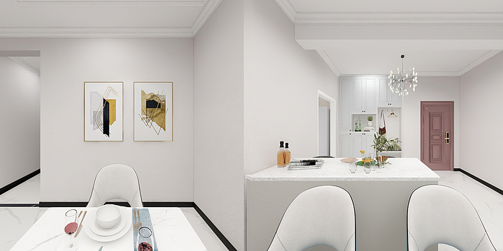 贾雪0-简欧风格明珠园-装修设计方案