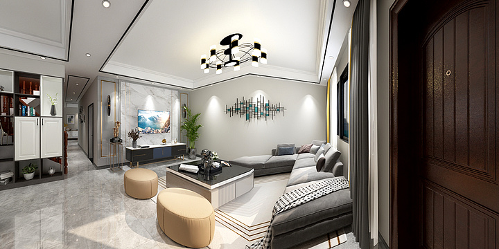 Seniordesigner-现代风格戴总雅居-装修设计方案