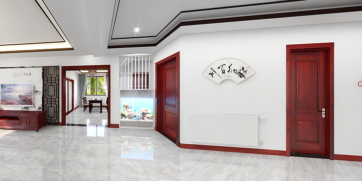 异设计-玉沙中式-装修设计方案