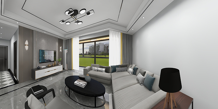 咬着馒头的路人-时代凌云13-6-4-装修设计方案