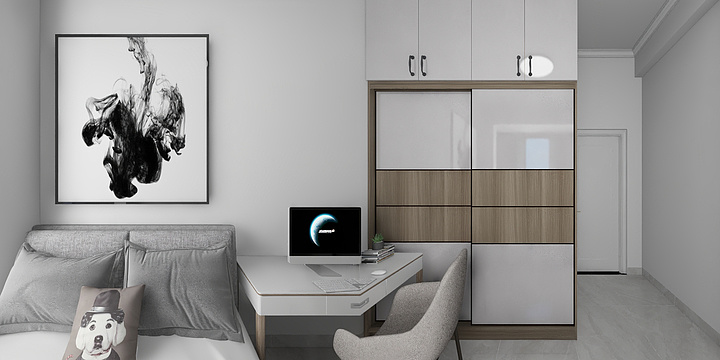 吴意凌云-钓鱼台14栋2单元2003效果图-装修设计方案