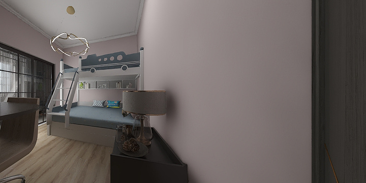 朱浩巍-瑞和园89.50㎡B户型3室2厅1卫-装修设计方案