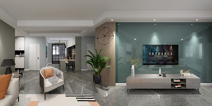 设享设计工作室刘亚龙-新洲华盛城-装修设计方案